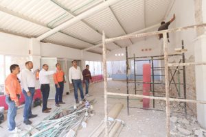 COMUNICADO 1309 Supervisión remodelación institutos 3 Rehabilitan instalaciones de institutos municipales