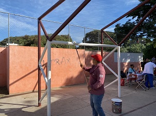 rescatan areas v Rescatan áreas deportivas de la colonia Palmar del Progreso
