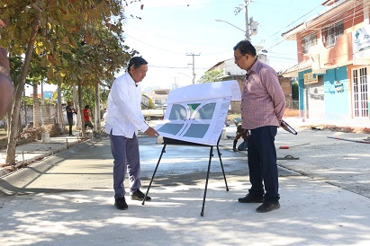 obras de rehabilitacion Reconocen vecinos calidad de obras viales en Palmar de Aramara