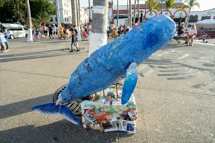 ballena Premian a ganadores del Concurso “Reciclar con Arte” de SEAPAL Vallarta